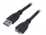 Cable USB 3.0 USB A enchufe USB B micro enchufe Longitud de cable 0.5m