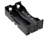 Portapilas de 2 unidades para pilas 18650, para circuito impreso