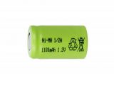 Acumulador Ni-MH  1/2A 1,2V 1100mAh  Ø16.3×27.4mm