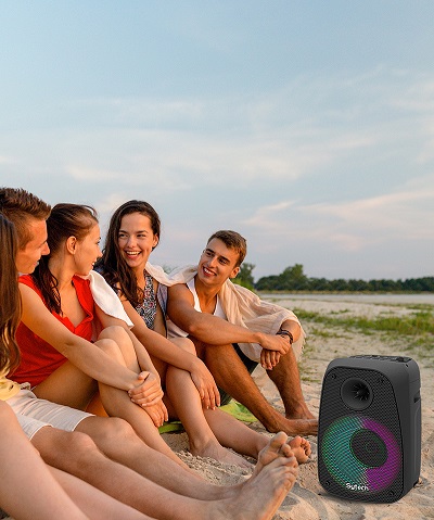 ALTAVOZ BLUETOOTH SYTECH SYXTR101BT 3", 10W, RMS BT, MIC, LED - Imagen 5