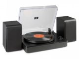 TOCADISCOS HQ NEGRO AMPLIFICADO CON BAFLES  RP330