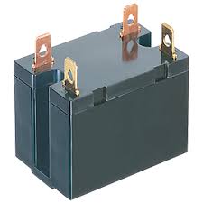 Relé electromagnético SPST-NO Uinductor 12VCC Medidas  50x33x35mm