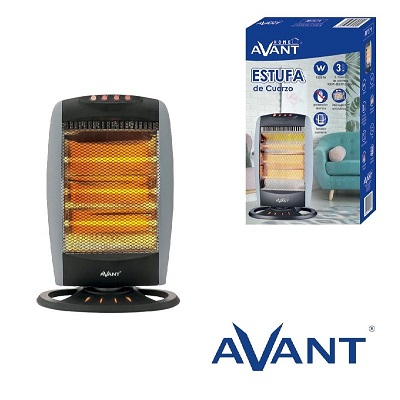 ESTUFA DE CUARZO AVANT 3 TUBOS 1200W AV7574