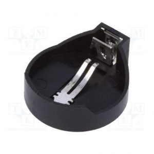 Portapila para pilas de botón tamaño CR2032 Altura 8,6mm