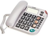 TELEFONO DE MESA MAXCOM TECLAS GRANDES – PANT- MANOS LIBRES – MEMORIA – RELLAMADA – COMPAT AUDIFONO
