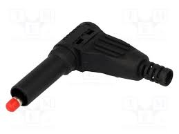 Banana 4mm aislada angular 40 mm 32A