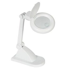 Lupa sobremesa con iluminación led 3dpt,12dpt  Ø90mm  12W
