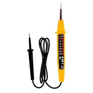 Probador de voltaje para AC y DC, de 6 a 380 V, pantalla LED, indicación