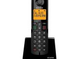 TELÉFONO DECT ALCATEL S280 NEGRO – AGENDA- IDENTIFICACIÓN LLAMADA – LISTA RELLAMADA – ML