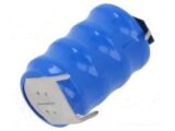 Acum. Ni-MH. 4,8V. 80mAh. 3pin,polo positivo: 2pin;  Ø15,5×25,3mm