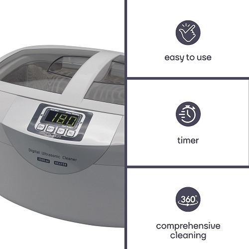 Limpiador de ultrasonidos de 170 W 2.6 L - Imagen 5