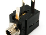 Conector hembra jack  2.5mm mono chasis con caja