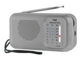 Radio sami ac/dc – 3 bandas – gris metalizada – pilas y corriente