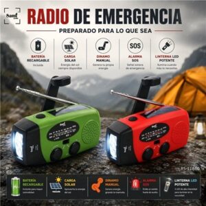 Radio Sami Emergencia 2 bandas bat/solar/dinamo