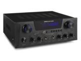 Amplificador stereo con entradas de micrófonos AV430BT BT / SD / USB / MP3 MD  Negro 2×300 W