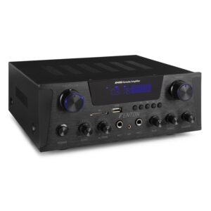 Amplificador stereo con entradas de micrófonos AV430BT BT / SD / USB / MP3 MD Negro 2×300 W