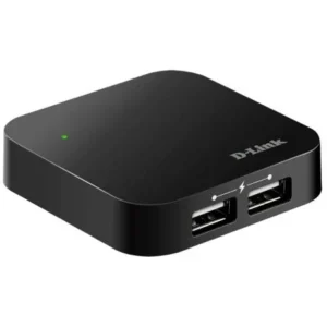 Concentrador Hub USB 2.0 con Alimentación Externa D-Link DUB-H4/ 4xUSB