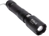 Linterna LED híbrida (batería18650 o tres pilas AAA)de 650 lm, recargable y con zoom.